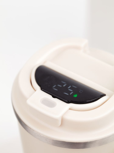 Смарт-стакан с заменяемой батареей tellMug, ver.2, черный