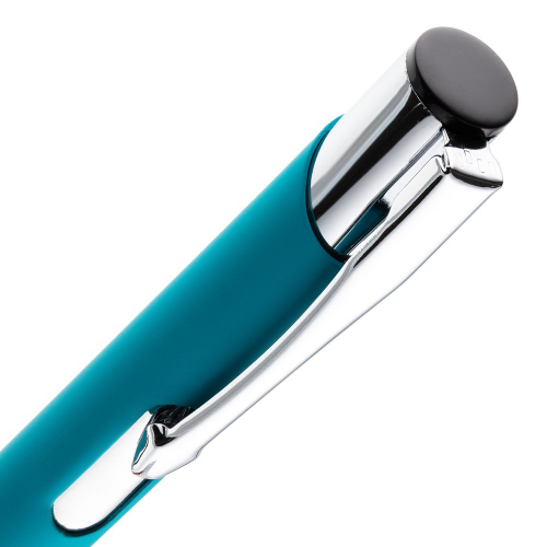 Ручка шариковая Keskus Soft Touch, темно-синяя